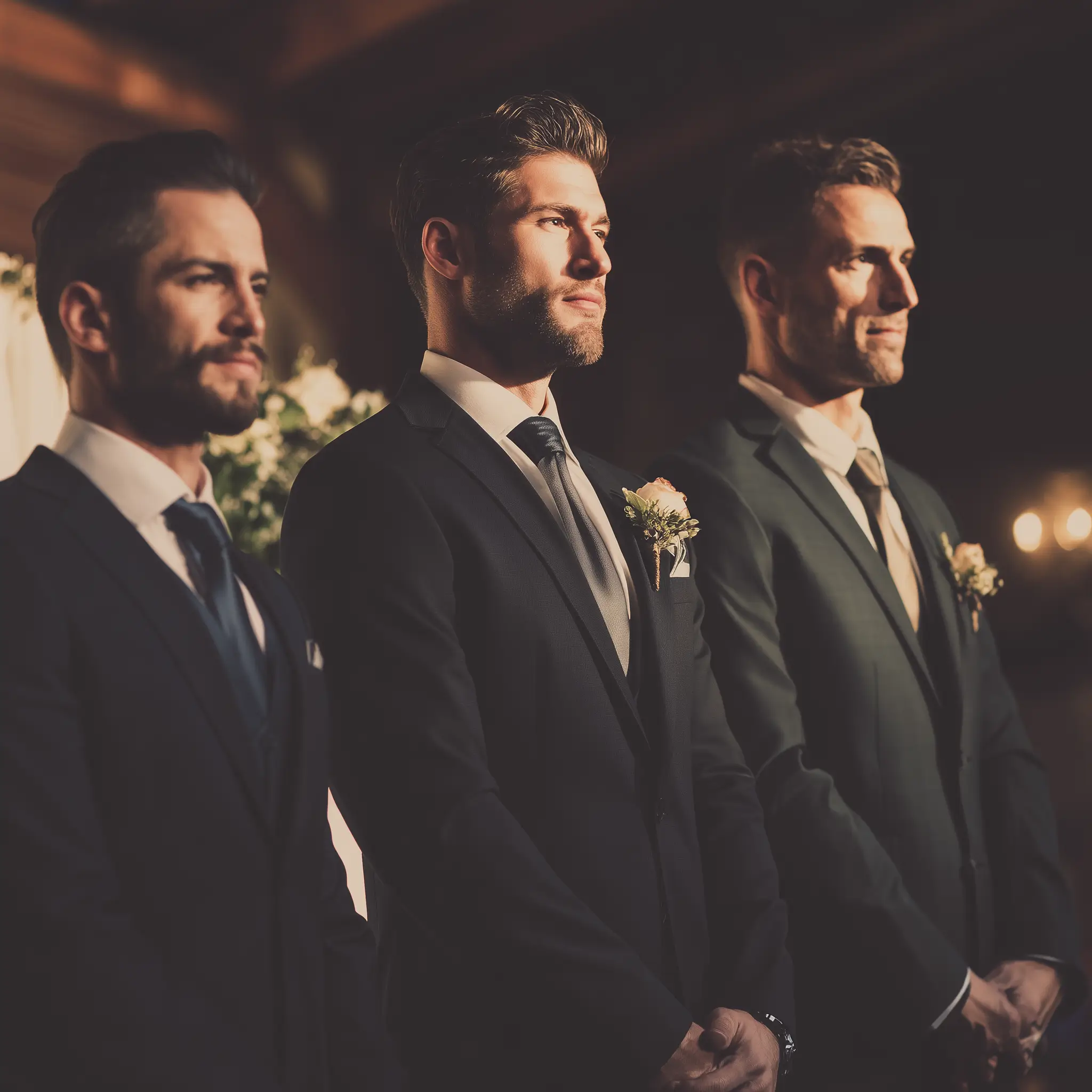 Coordinate groomsmen suits for your wedding