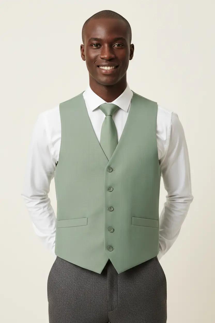 Men's Sage Green Vest
