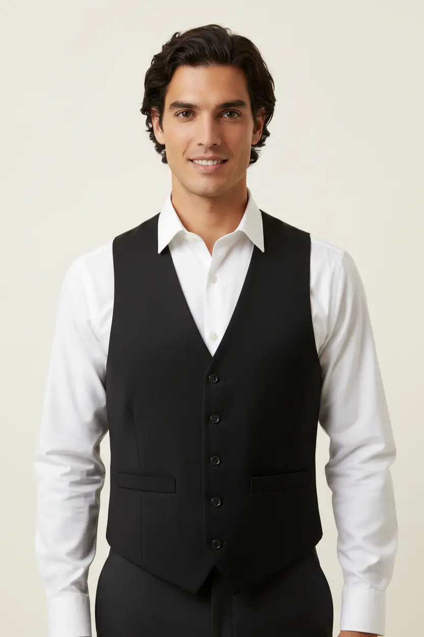 Men's Black Vest