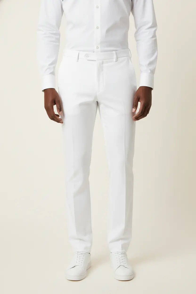 MEN'S WHITE PANTS Image 1