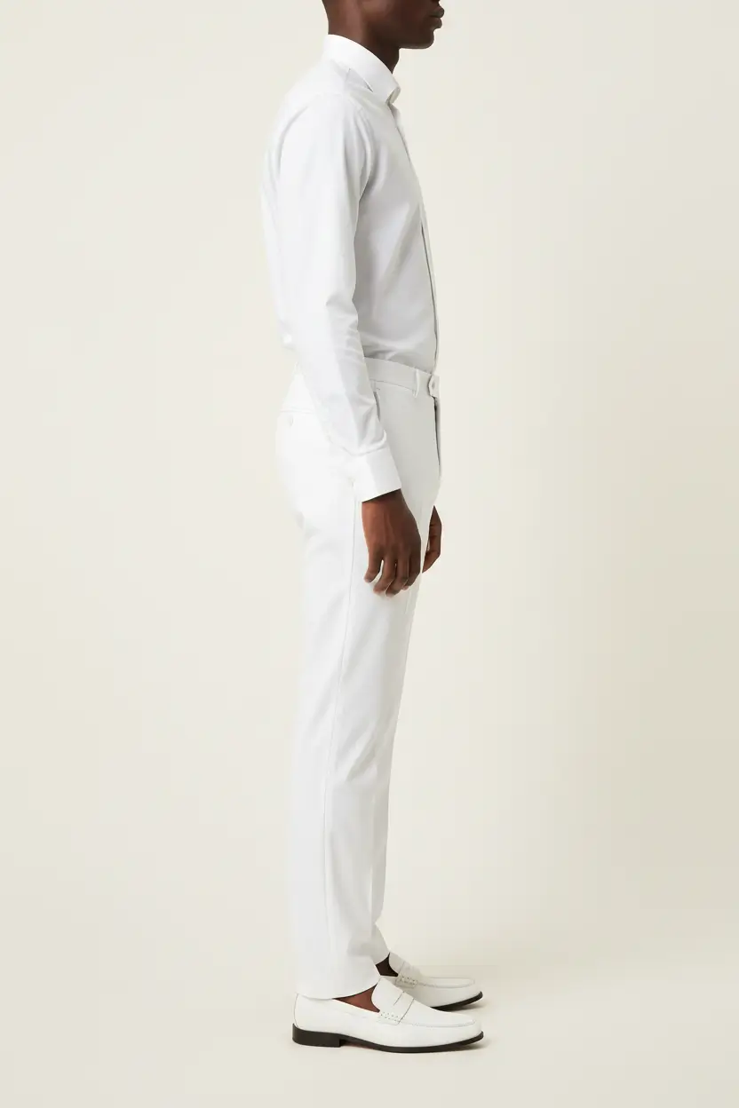 MEN'S WHITE PANTS Image 2