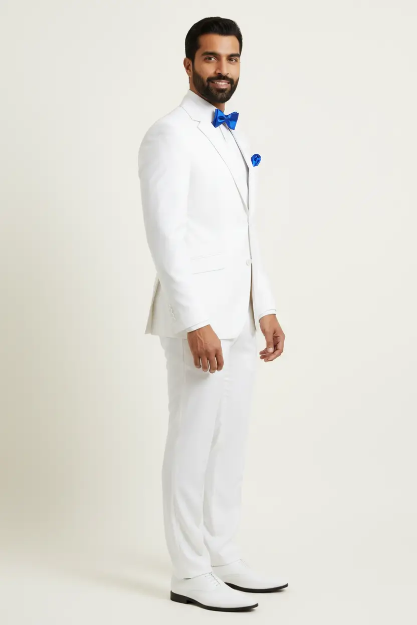 Men's White Suit Image 2