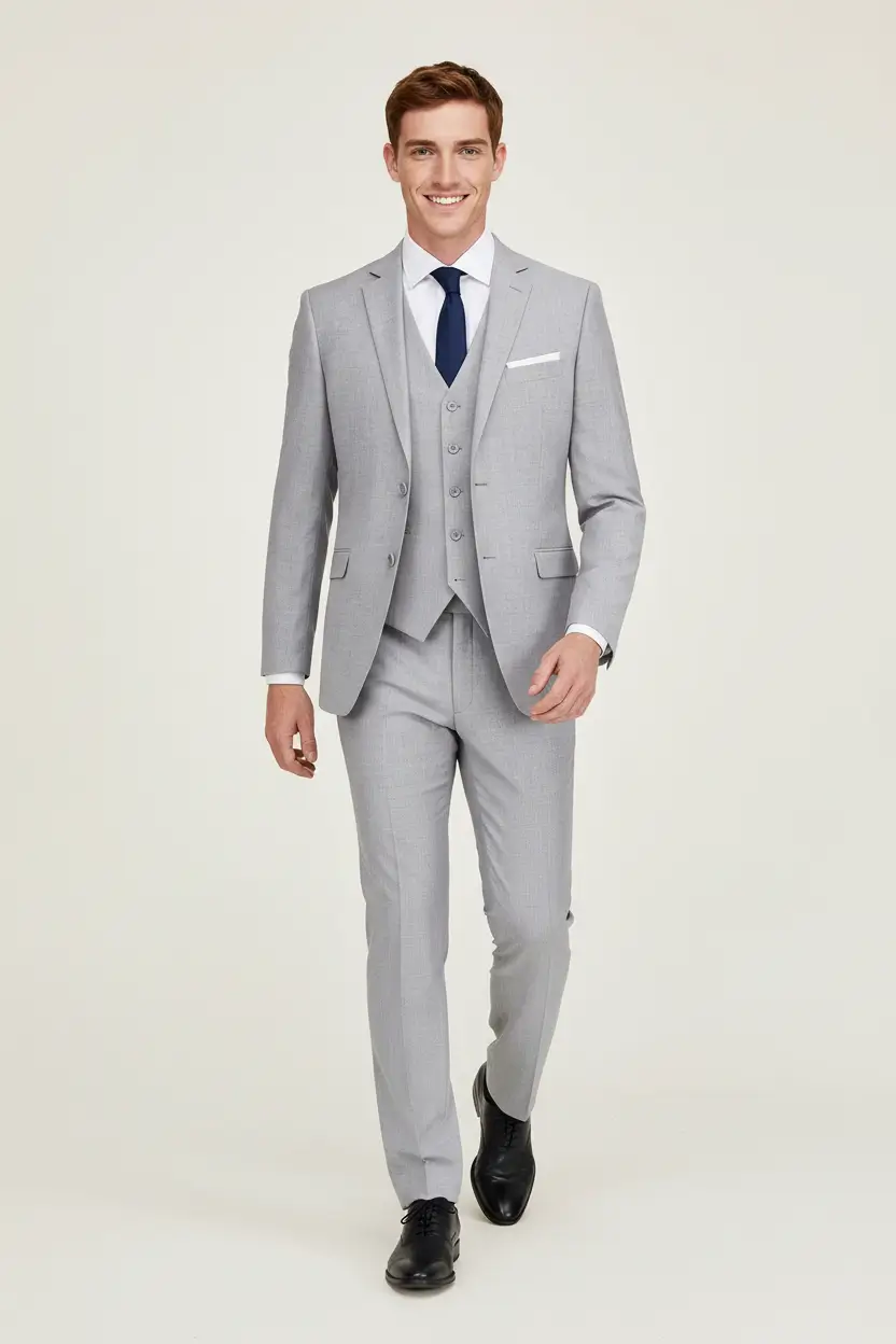 Men's Sterling Gray Suit Image 1