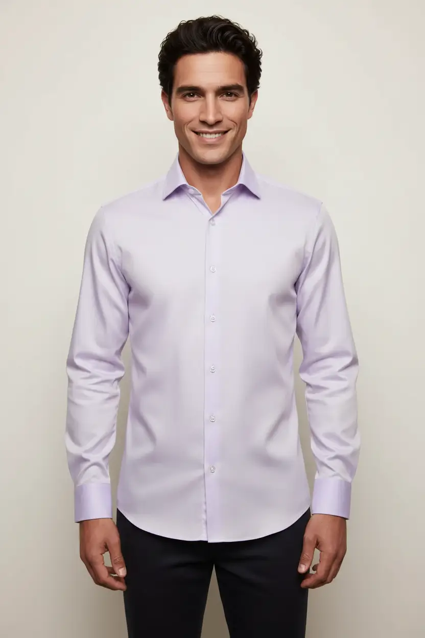 Lavender Dress Shirt Image 1