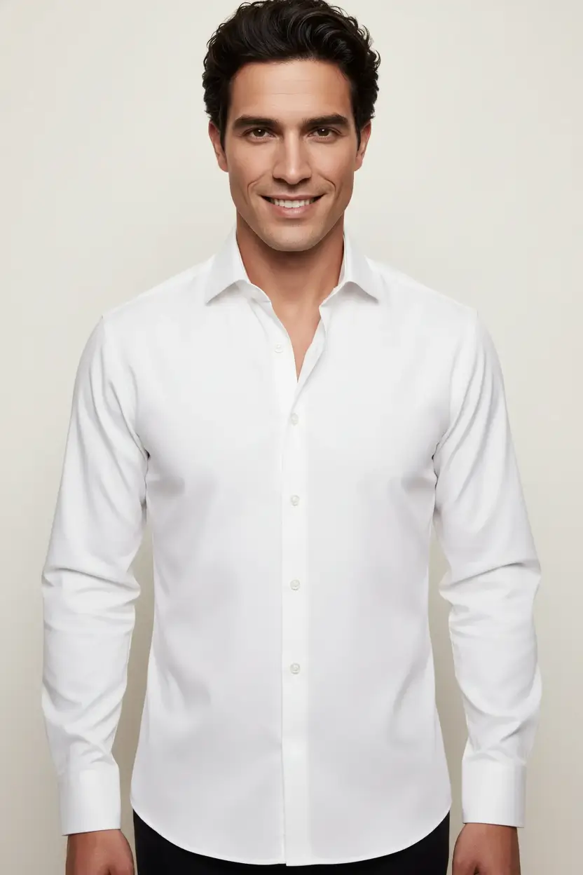 White Dress Shirt Image 1