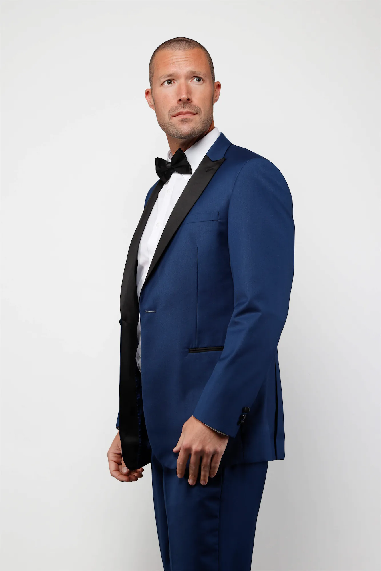 Blue 2-Piece Satin Notched Tuxedo Suit Dan_French_Blue