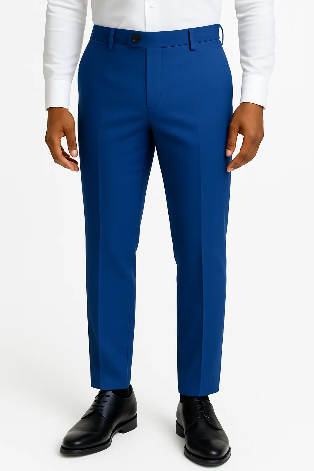 French Blue Tuxedo Pants Image 1