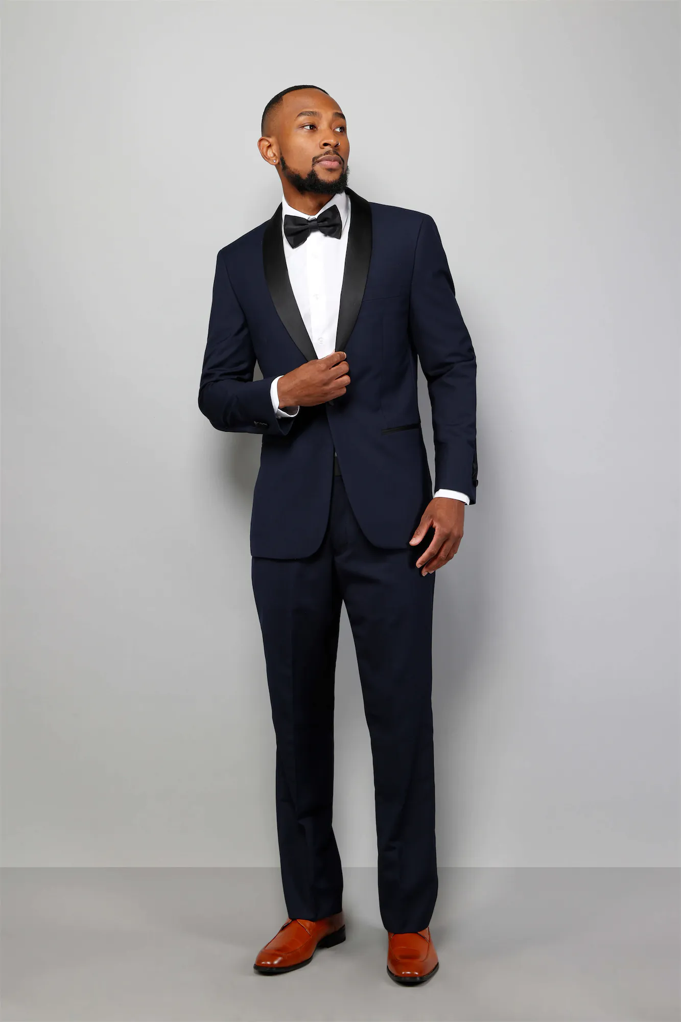 Blue tuxedo sales slim fit