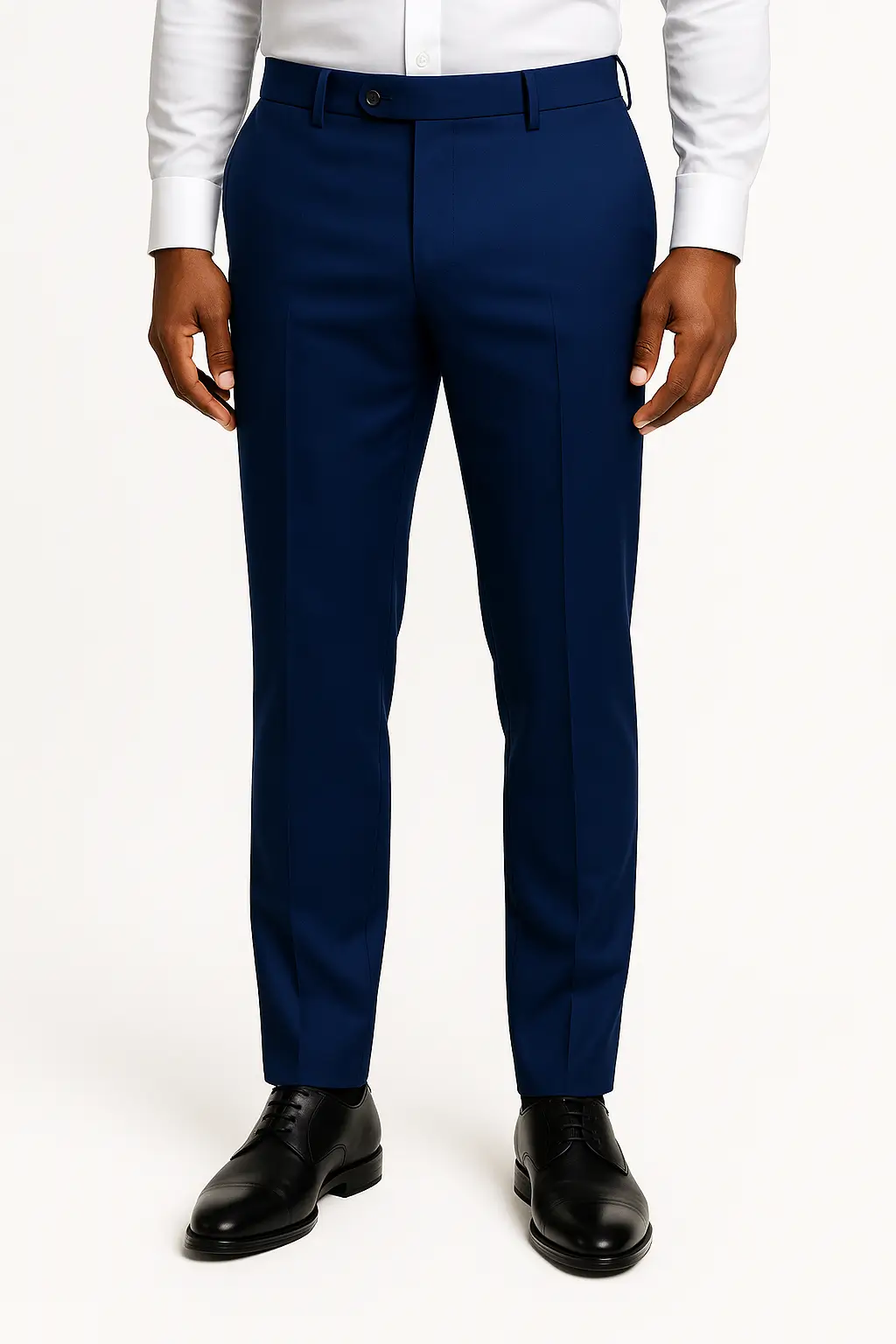 Navy Suit Pants Image 1