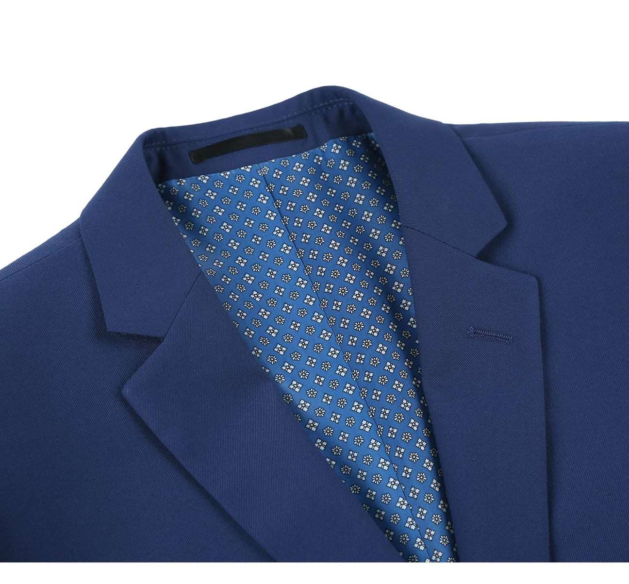 Mens Slim Fit Suit Cobalt Blue