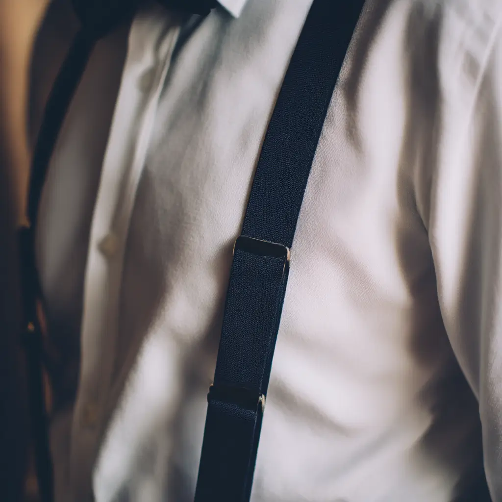 Suspenders for wedding suits and tuxedos
